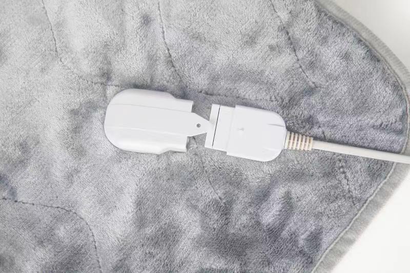 Luxurious Electric Heated Blanket With Digital Controller Soft Fleece Sofa Throw