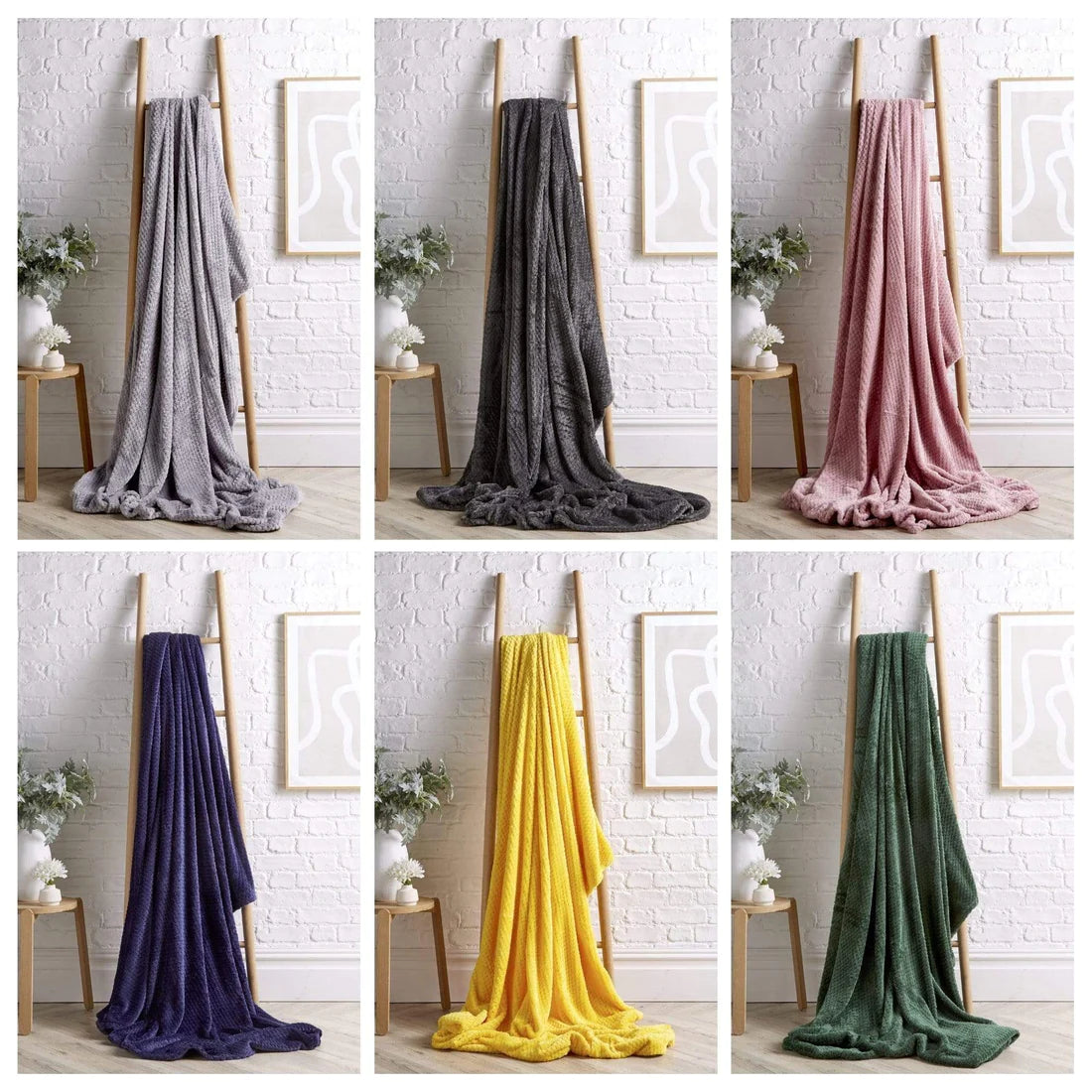 Oversized Throw Seasonal Cloud Blankets Giant Chunky Soft Fleece Blanket Quality Sofa Bed Throws Bold Colours Luxury Gift