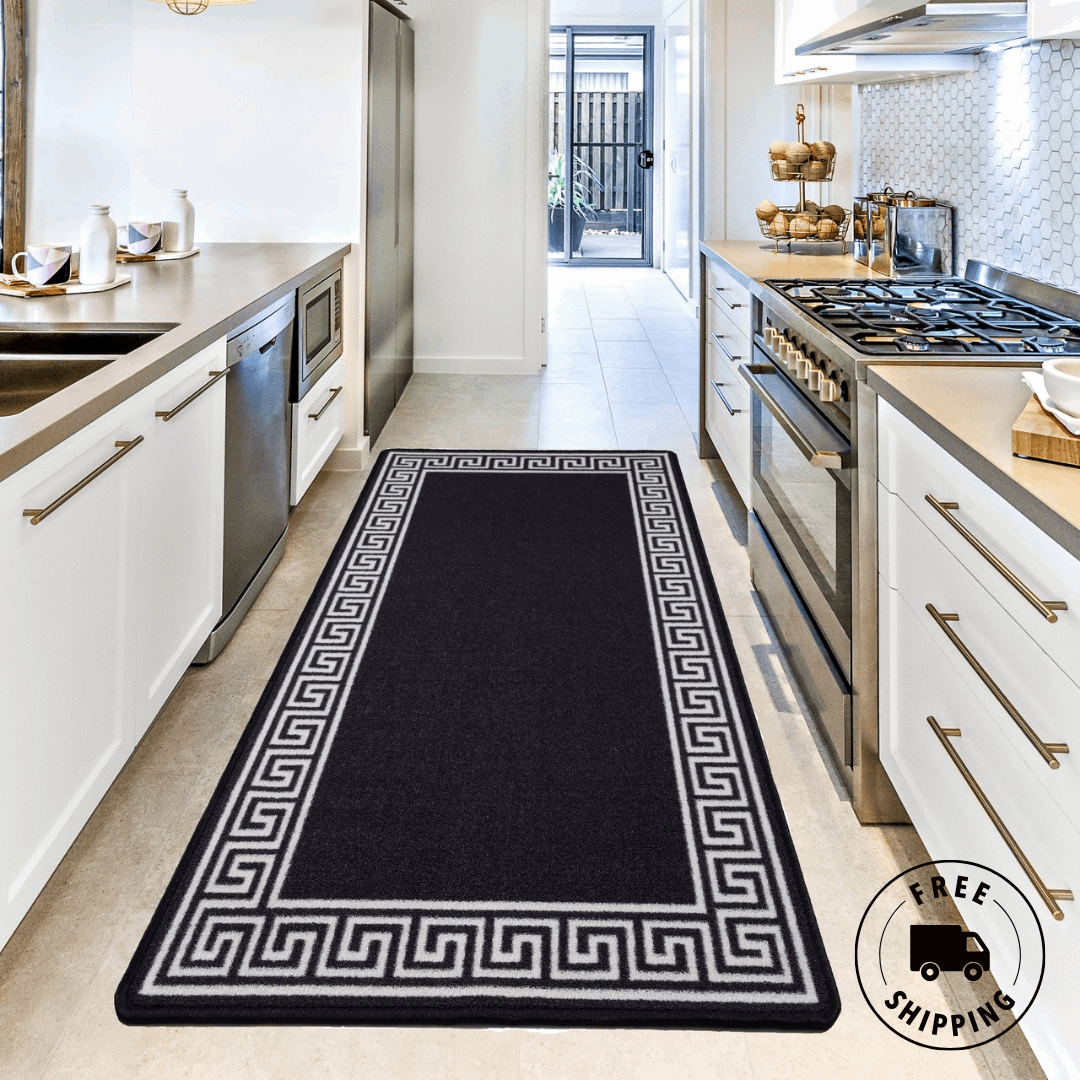 Greekey Hallway Runner Rugs Living Room Carpet Bedroom Carpet Kitchen Floor Mat