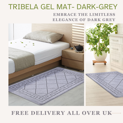 Non-Slip Geometric Gel Mat Greek Style Hallway Rug Runner Kitchen Floor Mat Size