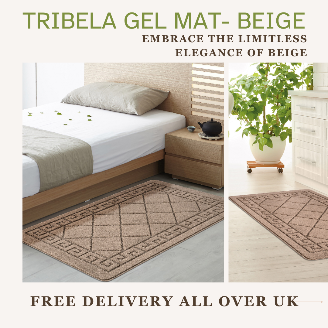 Non-Slip Geometric Gel Mat Greek Style Hallway Rug Runner Kitchen Floor Mat Size