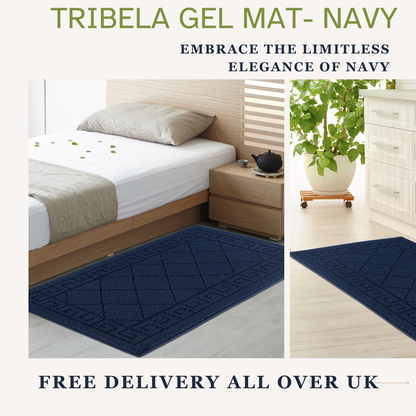 Non-Slip Geometric Gel Mat Greek Style Hallway Rug Runner Kitchen Floor Mat Size