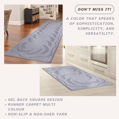 Long Hallway Kitchen Runner Door Mats Bedroom Rugs Carpet Floor Mat UK Non-Slip