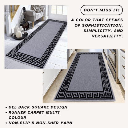 Greekey Hallway Runner Rugs Living Room Carpet Bedroom Carpet Kitchen Floor Mat