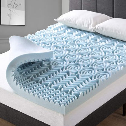 5 Zone Hotel Quality 5cm Thick Mattress Topper Soft Comfortable Bed Enhancer
