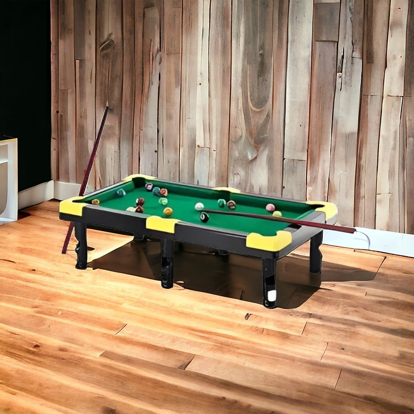 Kids Fun Mini 8 Ball Pool Table Top Snooker Game Set Indoor, Family, Party