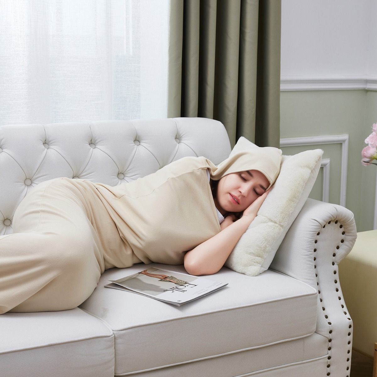 Soft Cocoon Snuggle Wrap Comfortable Blanket Comfy Cosy Hugged For Adults & Kids