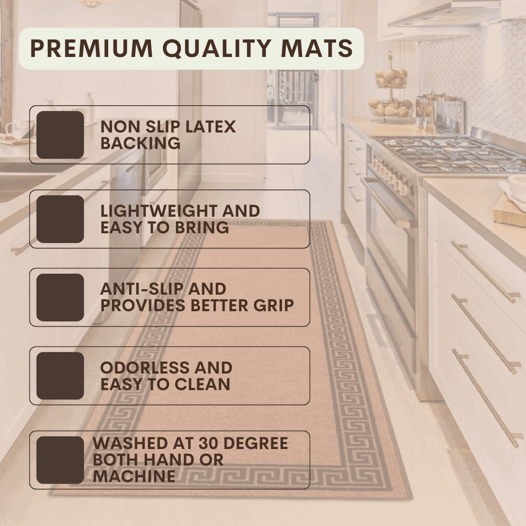 Greekey Hallway Runner Rugs Living Room Carpet Bedroom Carpet Kitchen Floor Mat