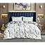 Luxury Microfiber Duvet Cover Set 3 Piece  Ultra Soft Breathable Quilt Cover with Hidden Zipper Closure  Lightweight Hypoallergenic Bedding Set with 2 Pillowcases