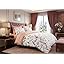 Luxury Microfiber Duvet Cover Set 3 Piece  Ultra Soft Breathable Quilt Cover with Hidden Zipper Closure  Lightweight Hypoallergenic Bedding Set with 2 Pillowcases