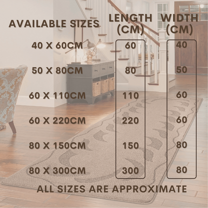 Long Hallway Kitchen Runner Door Mats Bedroom Rugs Carpet Floor Mat UK Non-Slip