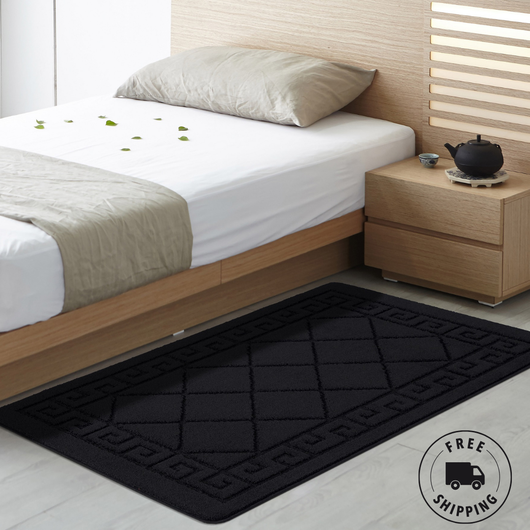 Non-Slip Geometric Gel Mat Greek Style Hallway Rug Runner Kitchen Floor Mat Size