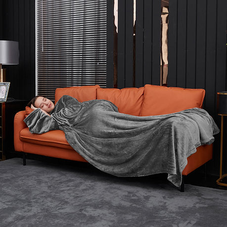 Wearable Lounge Blanket Soft Sherpa Fleece Snuggly & Warm Comfortable Sofa Throw