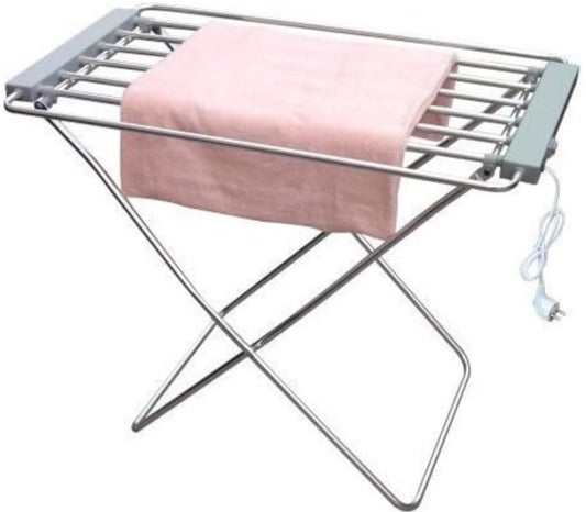 Electric Heated Clothes Dryer Airer Fast Drying Rack Indoor Laundry Drayer 8 Bar Rail