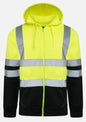Hi Visibility PPE Reflective Hoodies Work Wear Safety Hooded Sweatshirt