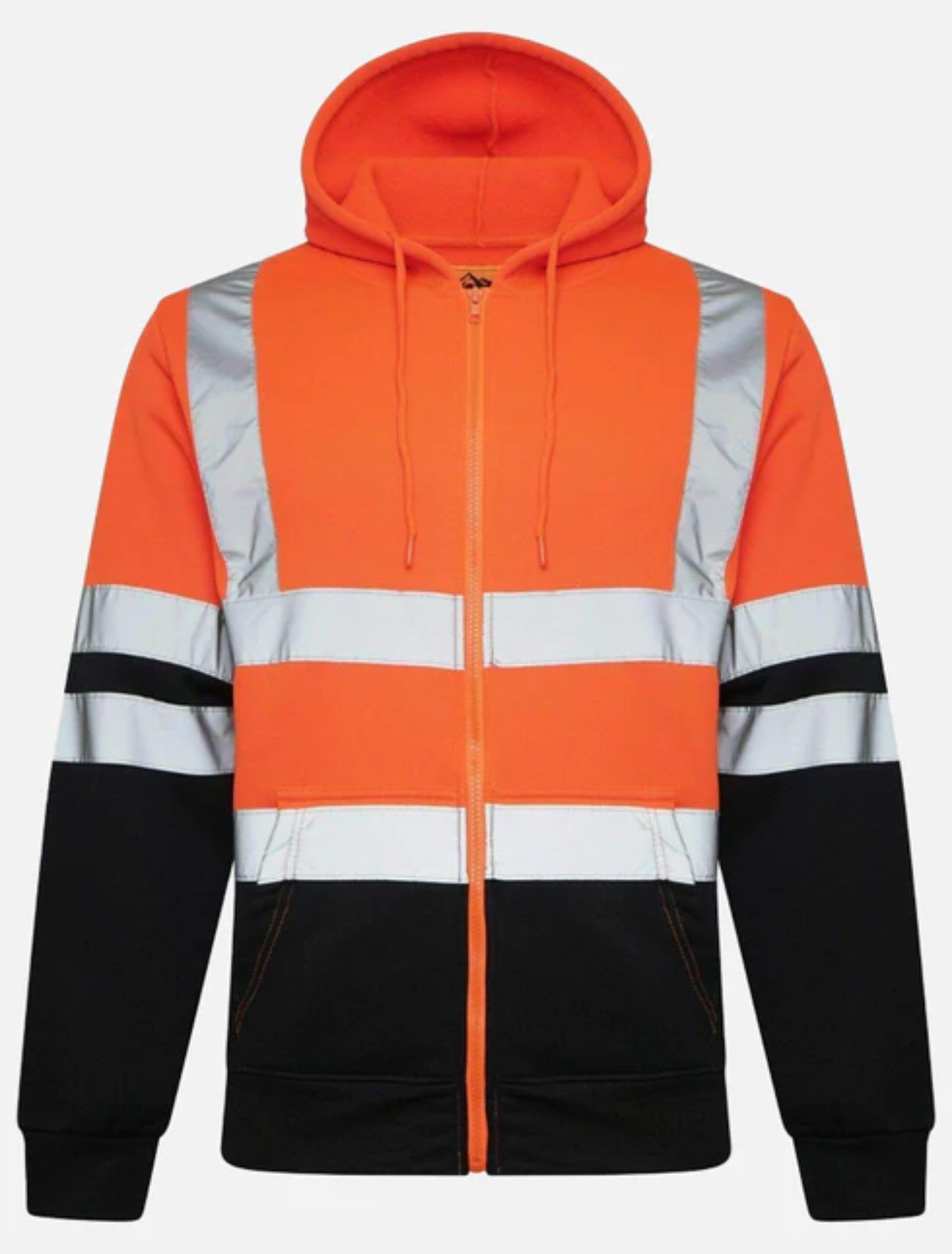 Hi Visibility PPE Reflective Hoodies Work Wear Safety Hooded Sweatshirt