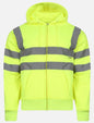 Hi Visibility PPE Reflective Hoodies Work Wear Safety Hooded Sweatshirt