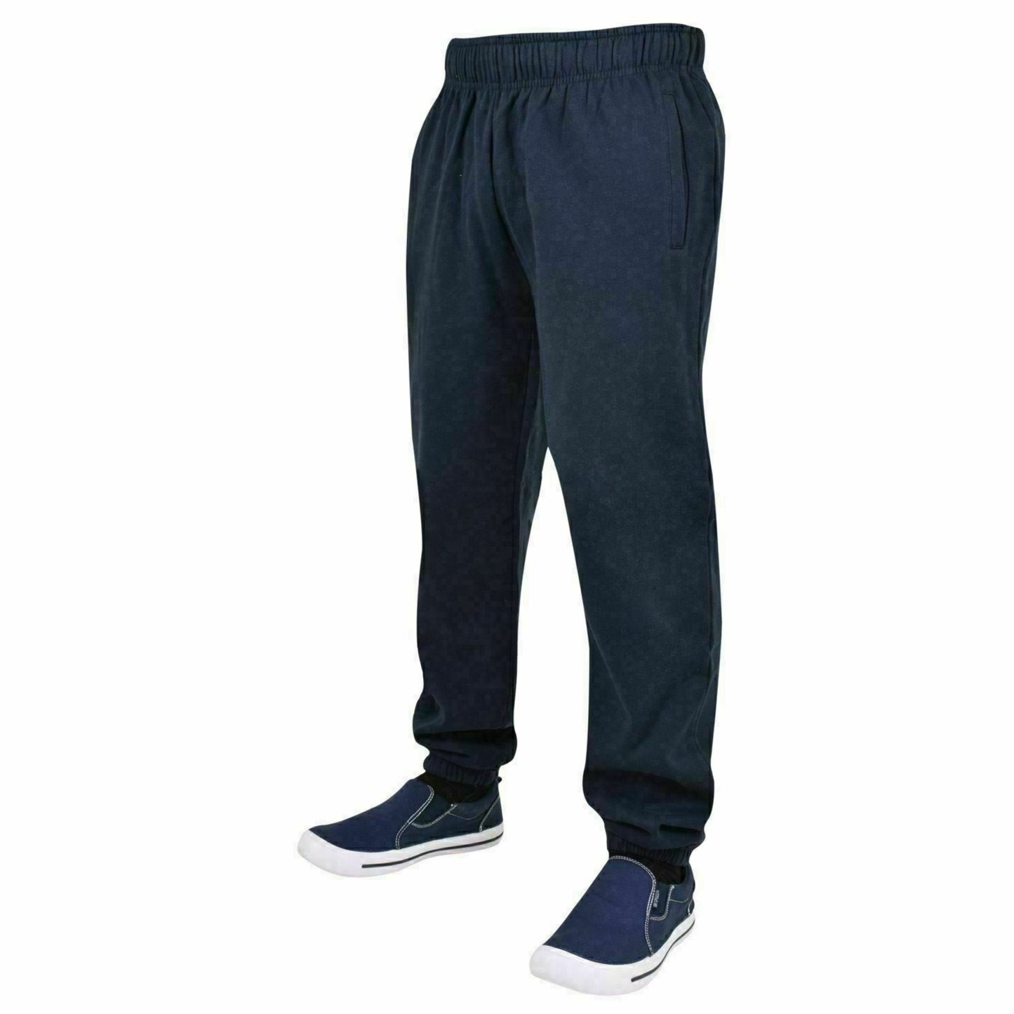 Men's Fleece Trouser Elasticated Jogging Joggers Sports Gym Training Pants S-5XL