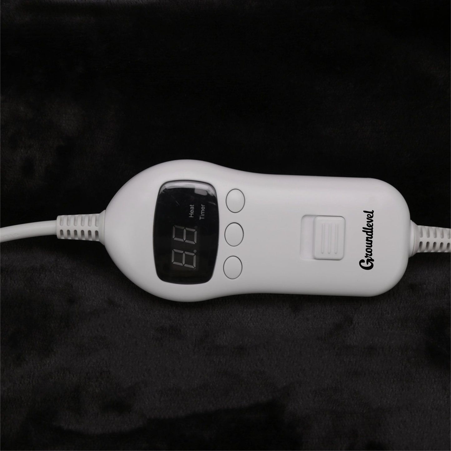 Luxurious Electric Heated Blanket With Digital Controller Soft Fleece Sofa Throw