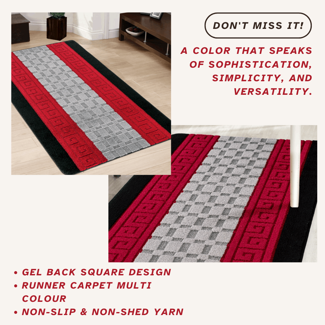 Door mat Mat Rug Non-Slip Gel Back for Kitchen Washable Runner Rugs for Hallways