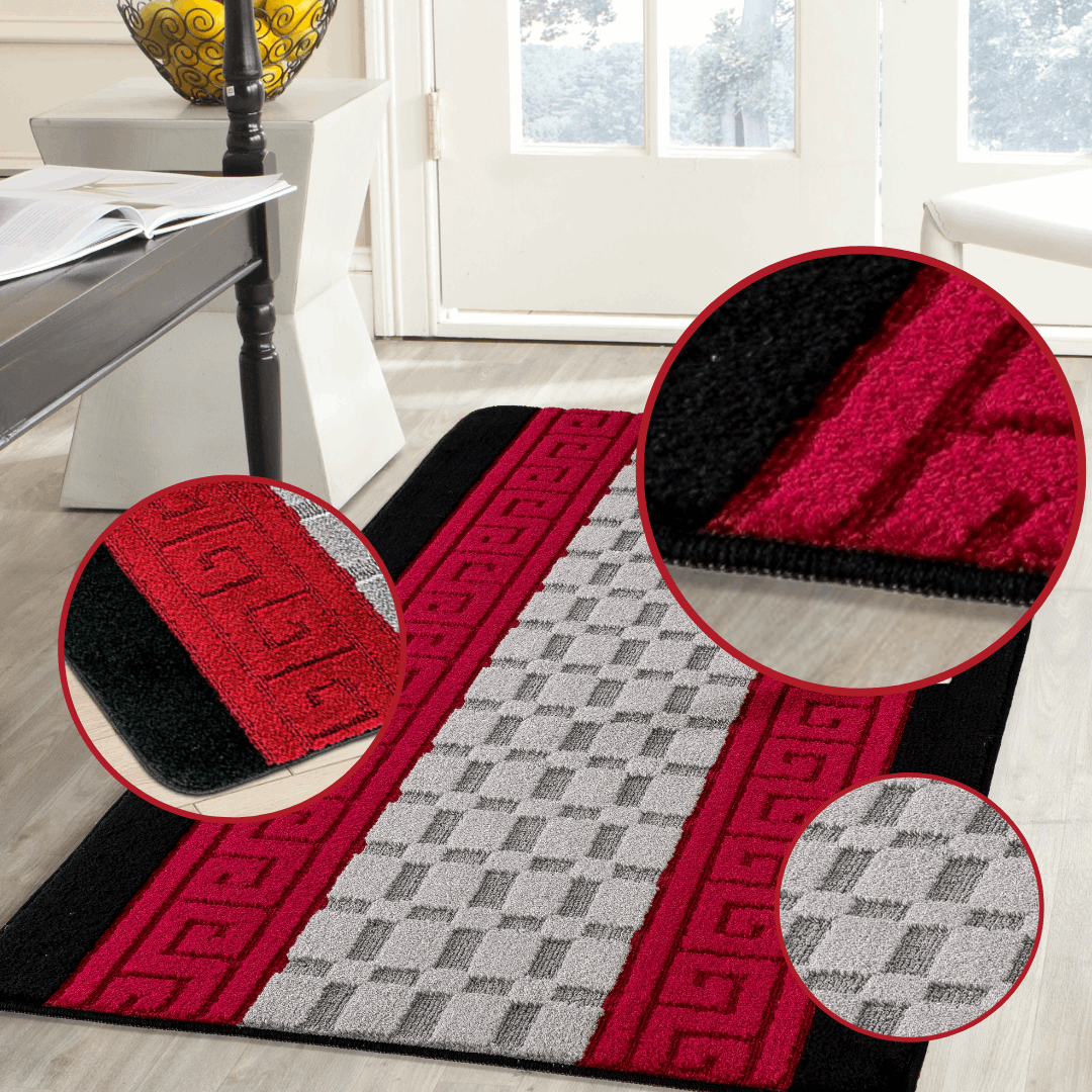 Door mat Mat Rug Non-Slip Gel Back for Kitchen Washable Runner Rugs for Hallways