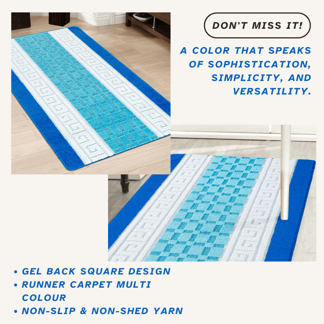 Door mat Mat Rug Non-Slip Gel Back for Kitchen Washable Runner Rugs for Hallways