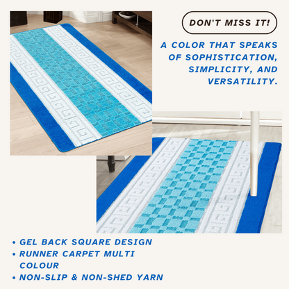 Door mat Mat Rug Non-Slip Gel Back for Kitchen Washable Runner Rugs for Hallways