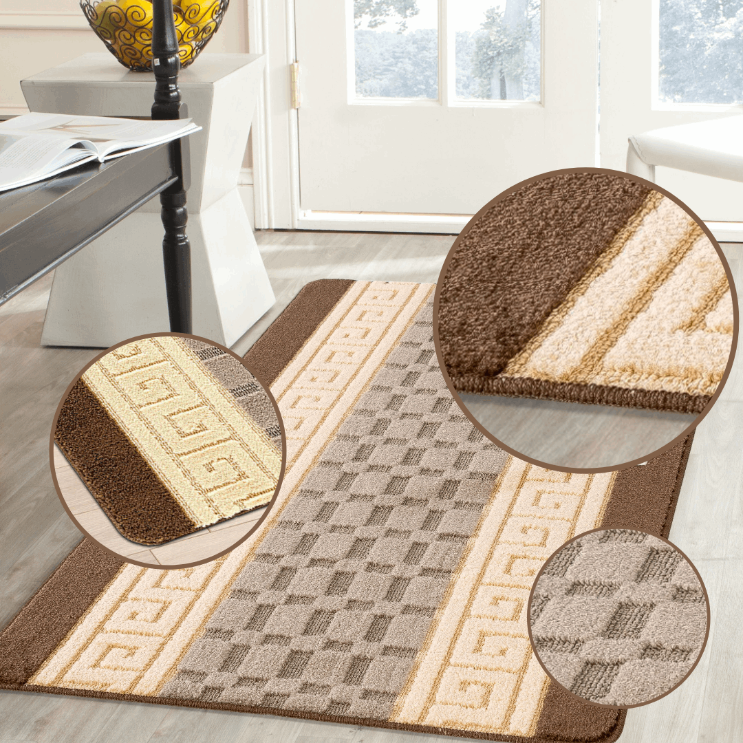 Door mat Mat Rug Non-Slip Gel Back for Kitchen Washable Runner Rugs for Hallways