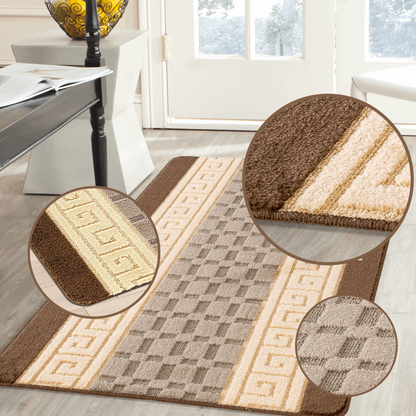 Door mat Mat Rug Non-Slip Gel Back for Kitchen Washable Runner Rugs for Hallways