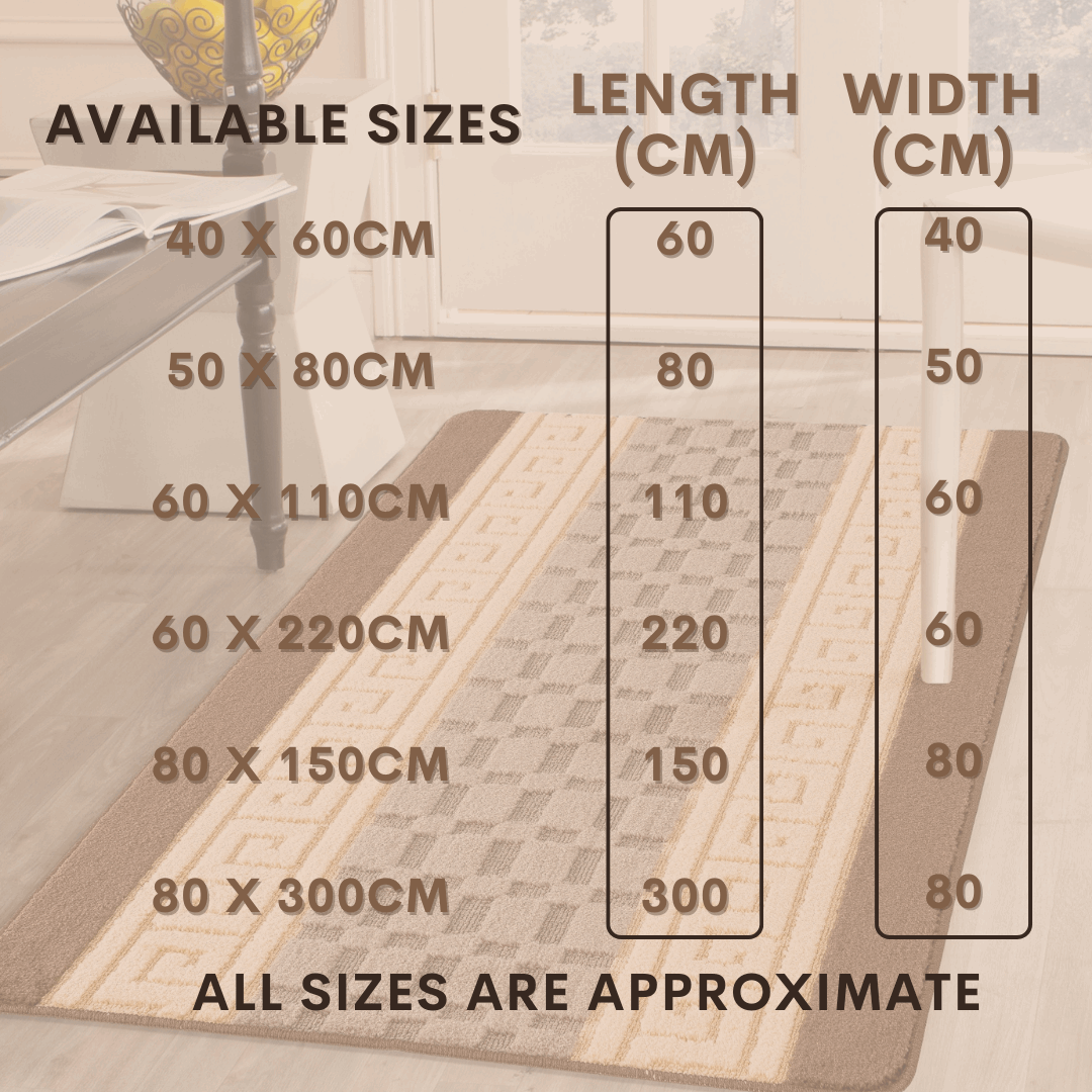 Door mat Mat Rug Non-Slip Gel Back for Kitchen Washable Runner Rugs for Hallways