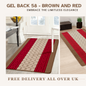 Door mat Mat Rug Non-Slip Gel Back for Kitchen Washable Runner Rugs for Hallways