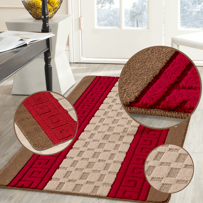 Door mat Mat Rug Non-Slip Gel Back for Kitchen Washable Runner Rugs for Hallways