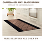 Non-Slip Gel Mat Greek Style Geometric Hallway Rug Runner Kitchen Floor Mat Uk