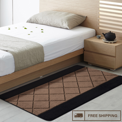 Non-Slip Gel Mat Greek Style Geometric Hallway Rug Runner Kitchen Floor Mat Uk