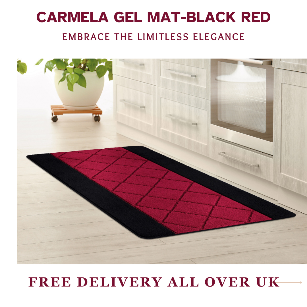 Non-Slip Gel Mat Greek Style Geometric Hallway Rug Runner Kitchen Floor Mat Uk