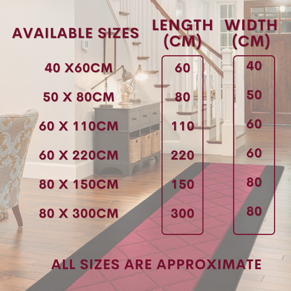Non-Slip Gel Mat Greek Style Geometric Hallway Rug Runner Kitchen Floor Mat Uk
