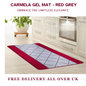 Non-Slip Gel Mat Greek Style Geometric Hallway Rug Runner Kitchen Floor Mat Uk