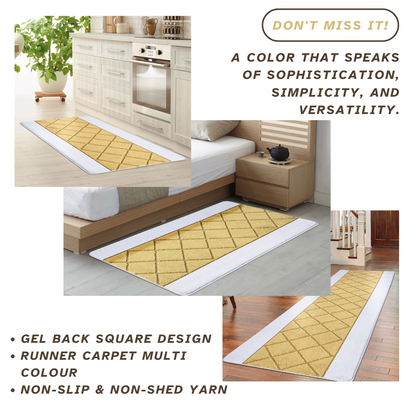 Non-Slip Gel Mat Greek Style Geometric Hallway Rug Runner Kitchen Floor Mat Uk