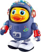 Dancing Astronaut Duck Toy with Music & LED Lights  Interactive Walking Space Duck Toy for Kids, Musical Educational Toddler Toy for Boys & Girls Age 3+