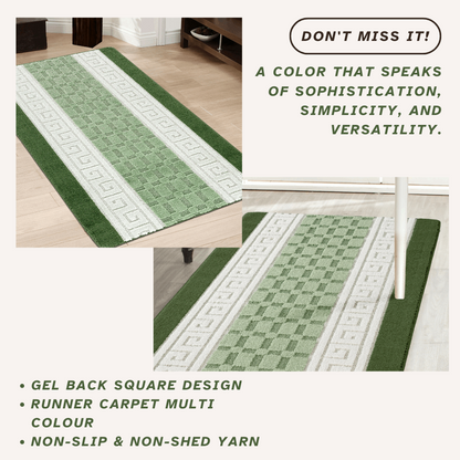 Door mat Mat Rug Non-Slip Gel Back for Kitchen Washable Runner Rugs for Hallways