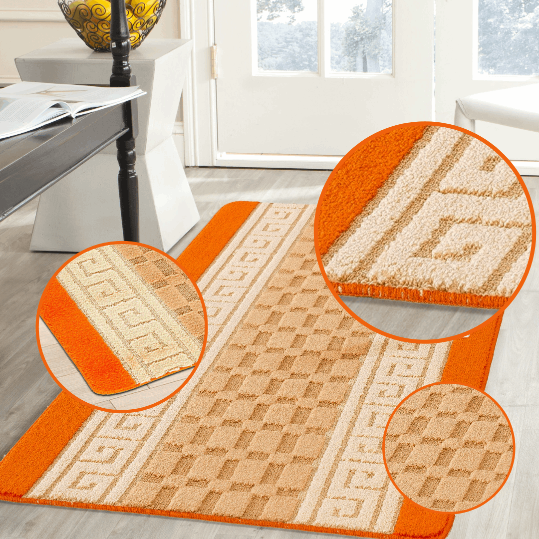 Door mat Mat Rug Non-Slip Gel Back for Kitchen Washable Runner Rugs for Hallways