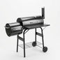 Outdoor Charcoal BBQ Grill with Rotisserie, Large Cooking Surface, Folding Side Tables & Wheels  Heavy Duty Garden Barbecue Smoker for Patio, Backyard & Outdoor Cooking