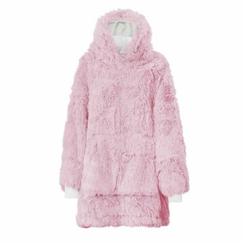 Teddy Faux Fur Fluffy Fleece Hoodie Ladies Oversized Hooded Hoodies Top
