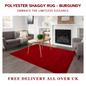 Super Soft Carpet Mat Luxury Shaggy Rugs for lounge Living Room Bedroom Floor UK