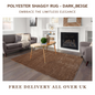 Super Soft Carpet Mat Luxury Shaggy Rugs for lounge Living Room Bedroom Floor UK