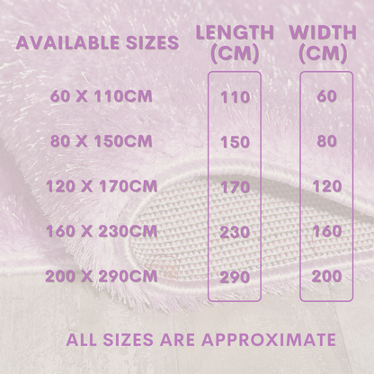 Super Soft Carpet Mat Luxury Shaggy Rugs for lounge Living Room Bedroom Floor UK