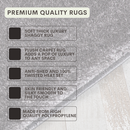 Super Soft Carpet Mat Luxury Shaggy Rugs for lounge Living Room Bedroom Floor UK