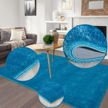 Super Soft Carpet Mat Luxury Shaggy Rugs for lounge Living Room Bedroom Floor UK