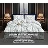 Luxury Microfiber Duvet Cover Set 3 Piece  Ultra Soft Breathable Quilt Cover with Hidden Zipper Closure  Lightweight Hypoallergenic Bedding Set with 2 Pillowcases