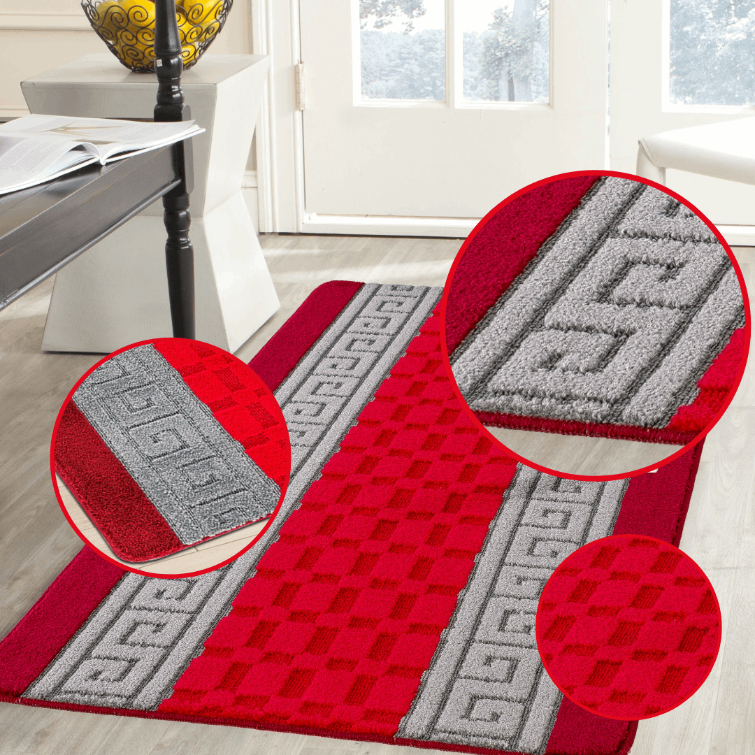 Door mat Mat Rug Non-Slip Gel Back for Kitchen Washable Runner Rugs for Hallways